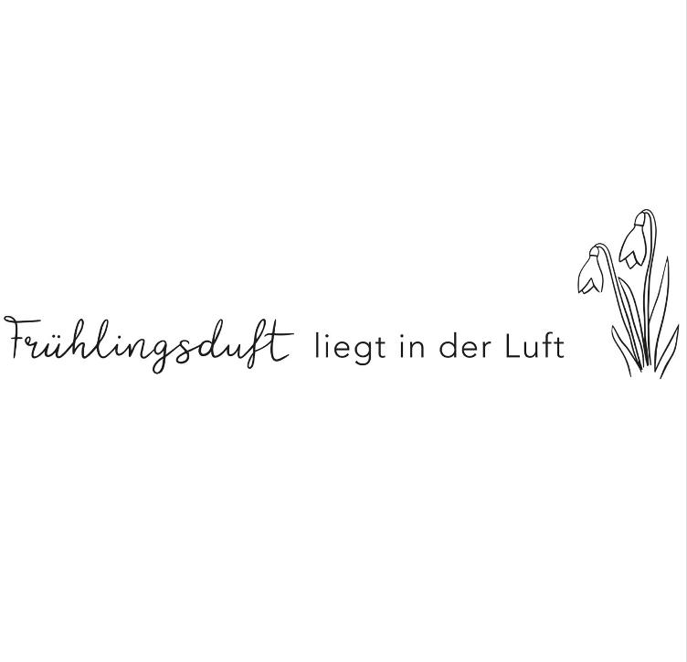 Frühlingsduft liegt in der Luft schwarz ( VE = 1 Stk.) - 0